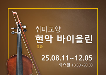 취미교양 현악 바이올린-중급(야간)