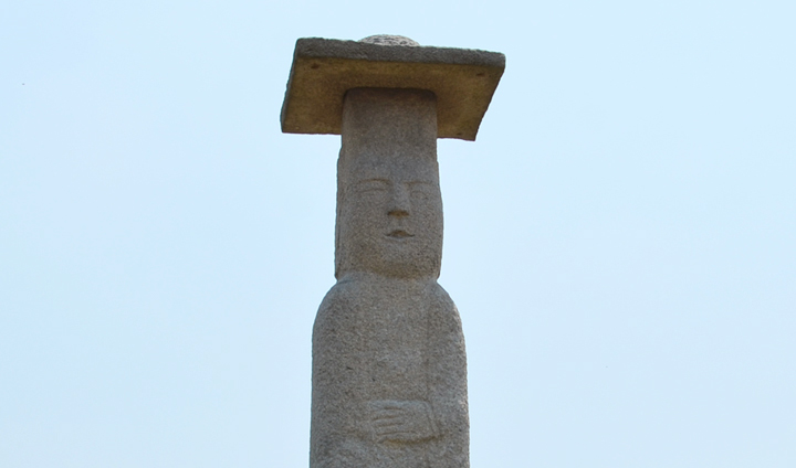 금마 동고도리 석불입상