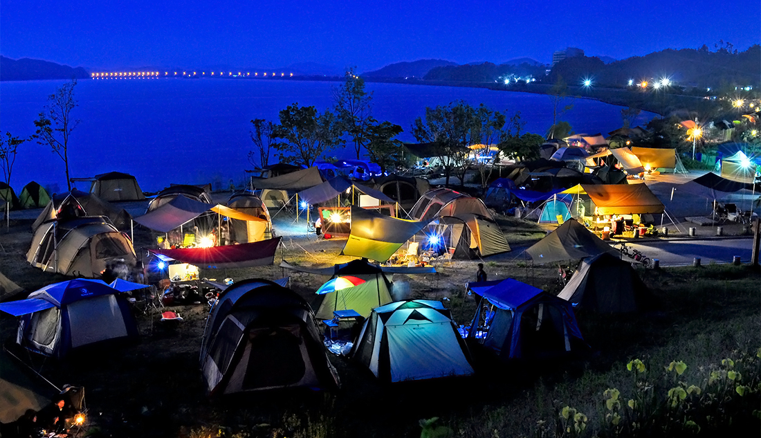 웅포관광지캠핑장