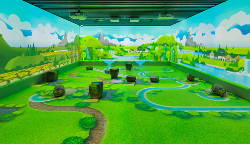 어린이 디지털 체험실 내부