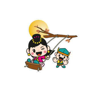 추석 익산시 캐릭터 이미지