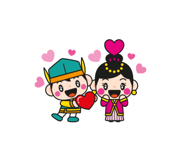 사랑해요 익산시 캐릭터 이미지